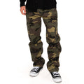 VICTORIOUS Baggy Fit Cargo Camo Pants Cotton Menswear Pocket Man Trouser Camouflage