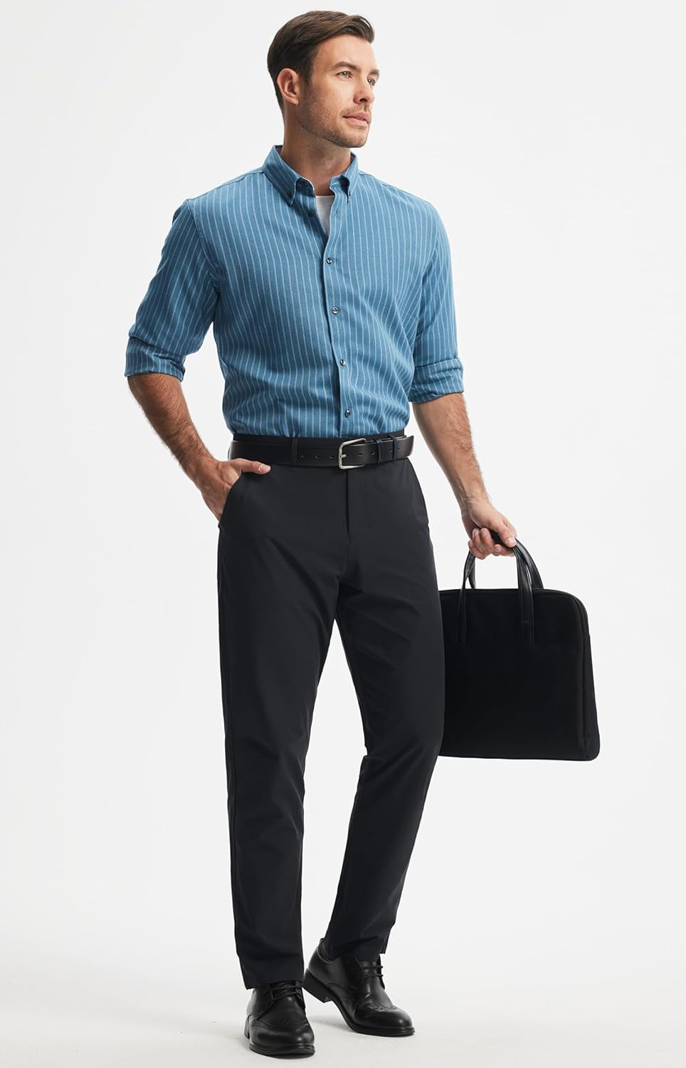 Elevate Your Style with Libin Men's Quick-Dry Stretch Golf and Dress Pants - Perfect for Golfing and Casual Outings in Sizes 30" to 34"
