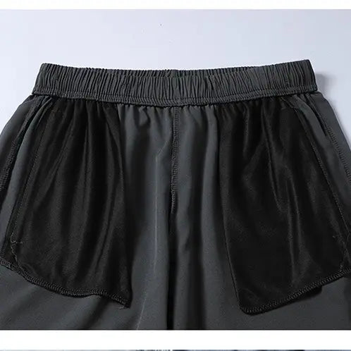 Ultimate Comfort: Men’s 3-Pack Quick-Dry Athletic Shorts with Zipper Pockets - Perfect for Summer Workouts and Outdoor Adventures