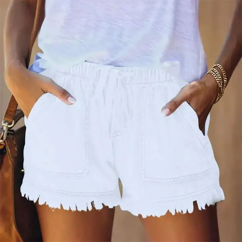 Stylish MIDIROSS Women's Casual Denim Shorts with Pockets - Perfect for Every Occasion!