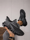 Men'S Breathable Flyknit Sock Shoes: Elastic Sock Cuff Wrap, Fatigue-Free Walking Shoes, Athletic Walking Shoes, Flexible Shoe