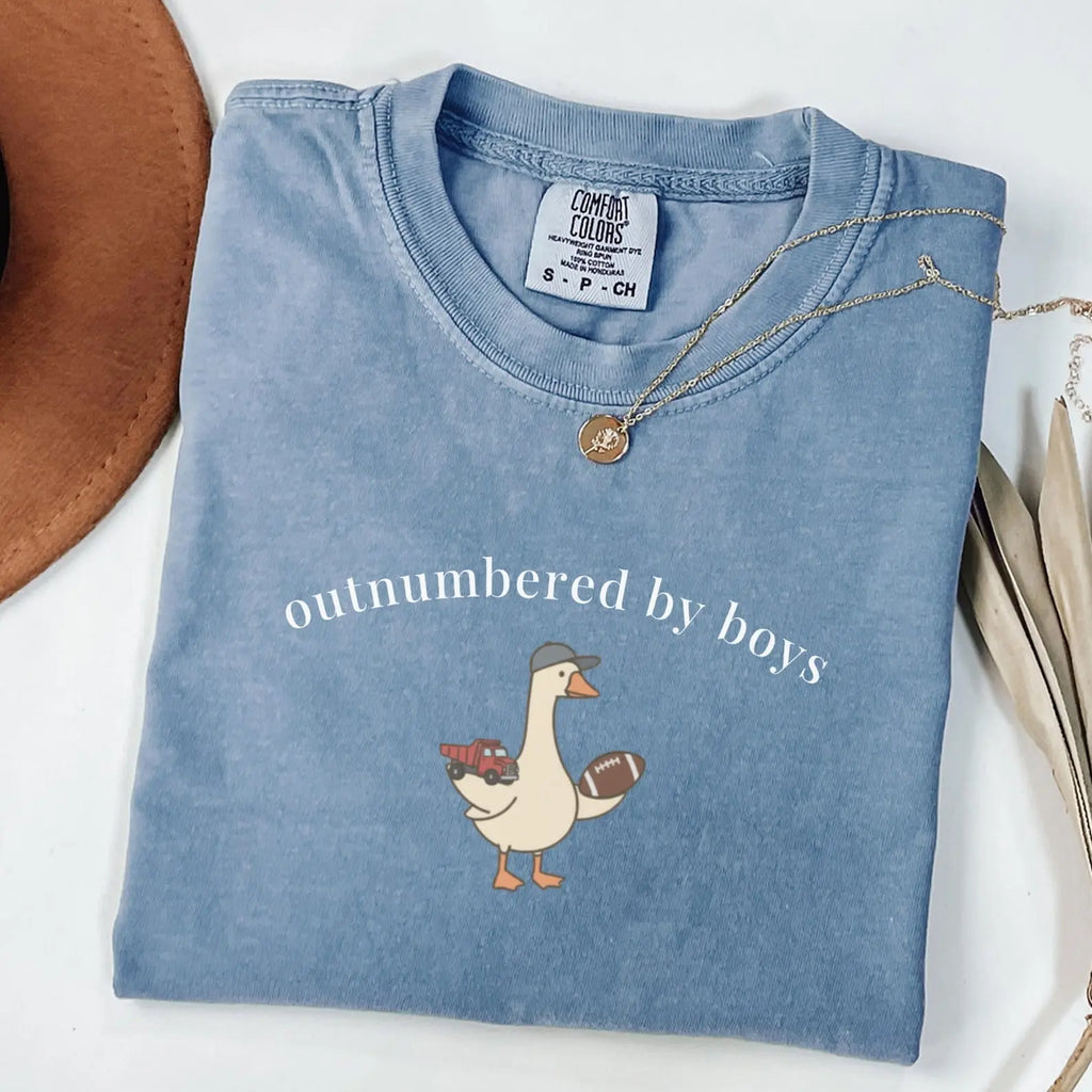 Embrace Your Boy Mom Vibes with the Comfort Colors Funny Boy Mom Goose Shirt - Perfect Gift for Mothers Day and Halloween!