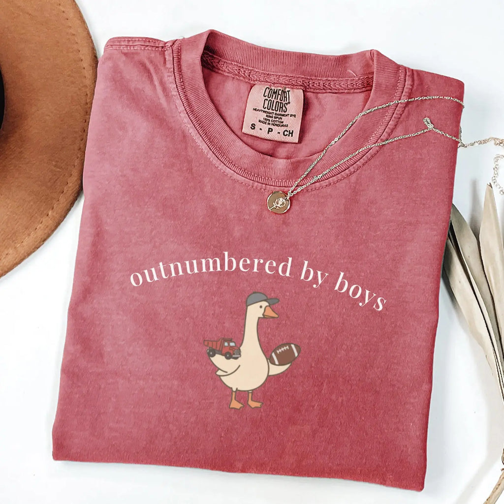 Embrace Your Boy Mom Vibes with the Comfort Colors Funny Boy Mom Goose Shirt - Perfect Gift for Mothers Day and Halloween!