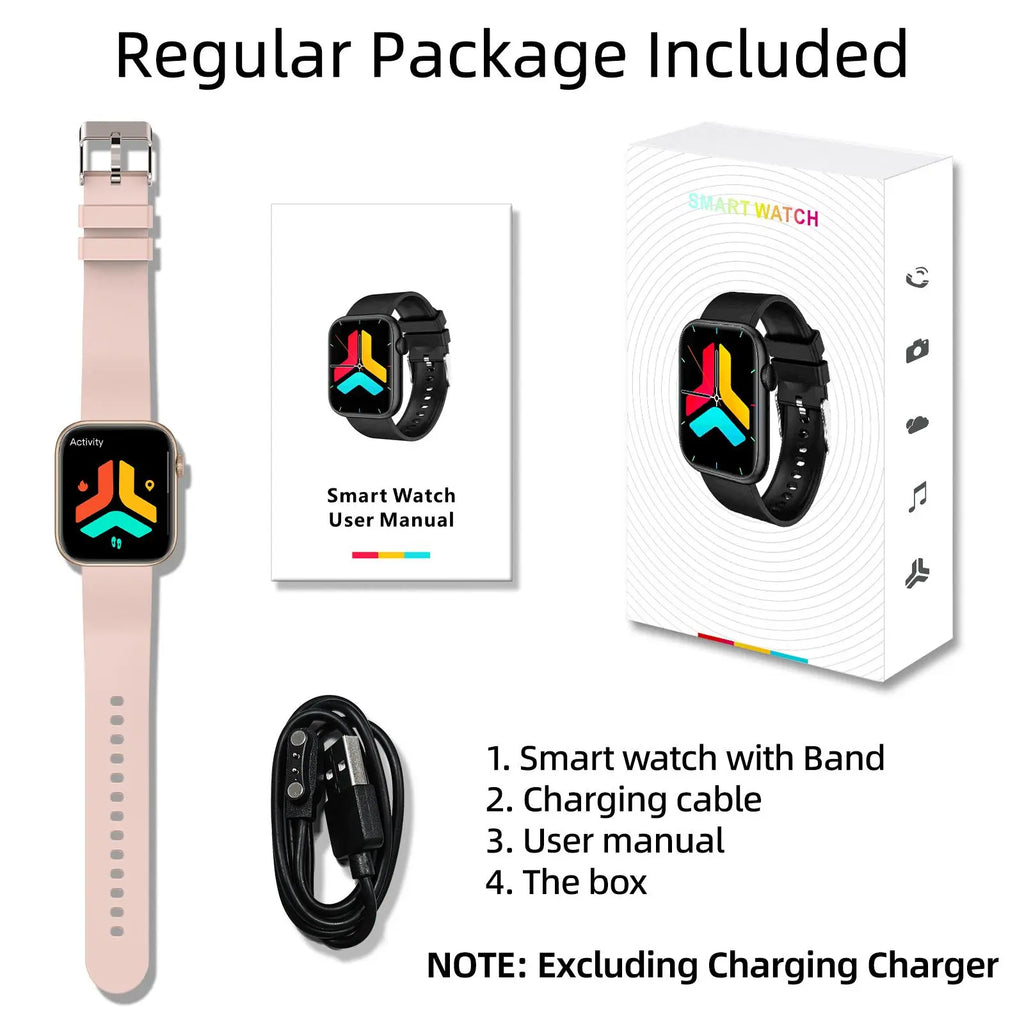 Revolutionary Fitness Tracker Smartwatch with Bluetooth Calling - Touchscreen Activity Watch for iPhone and Android