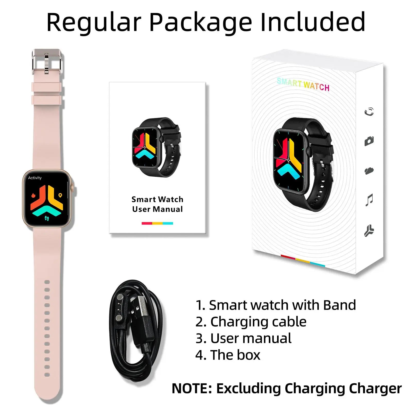 Revolutionary Fitness Tracker Smartwatch with Bluetooth Calling - Touchscreen Activity Watch for iPhone and Android