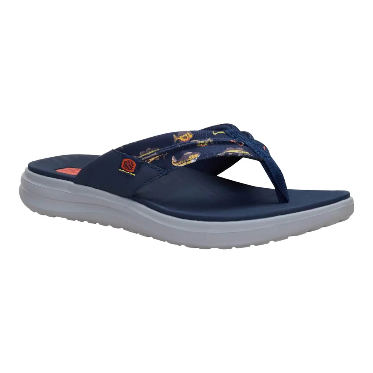 HEYDUDE Finn Flip Cast - Comfortable Slip on Sandals for Men
