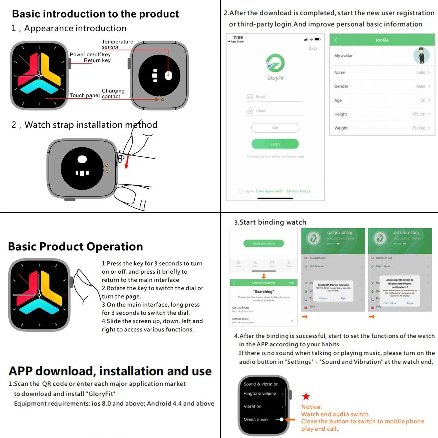 Revolutionary Fitness Tracker Smartwatch with Bluetooth Calling - Touchscreen Activity Watch for iPhone and Android