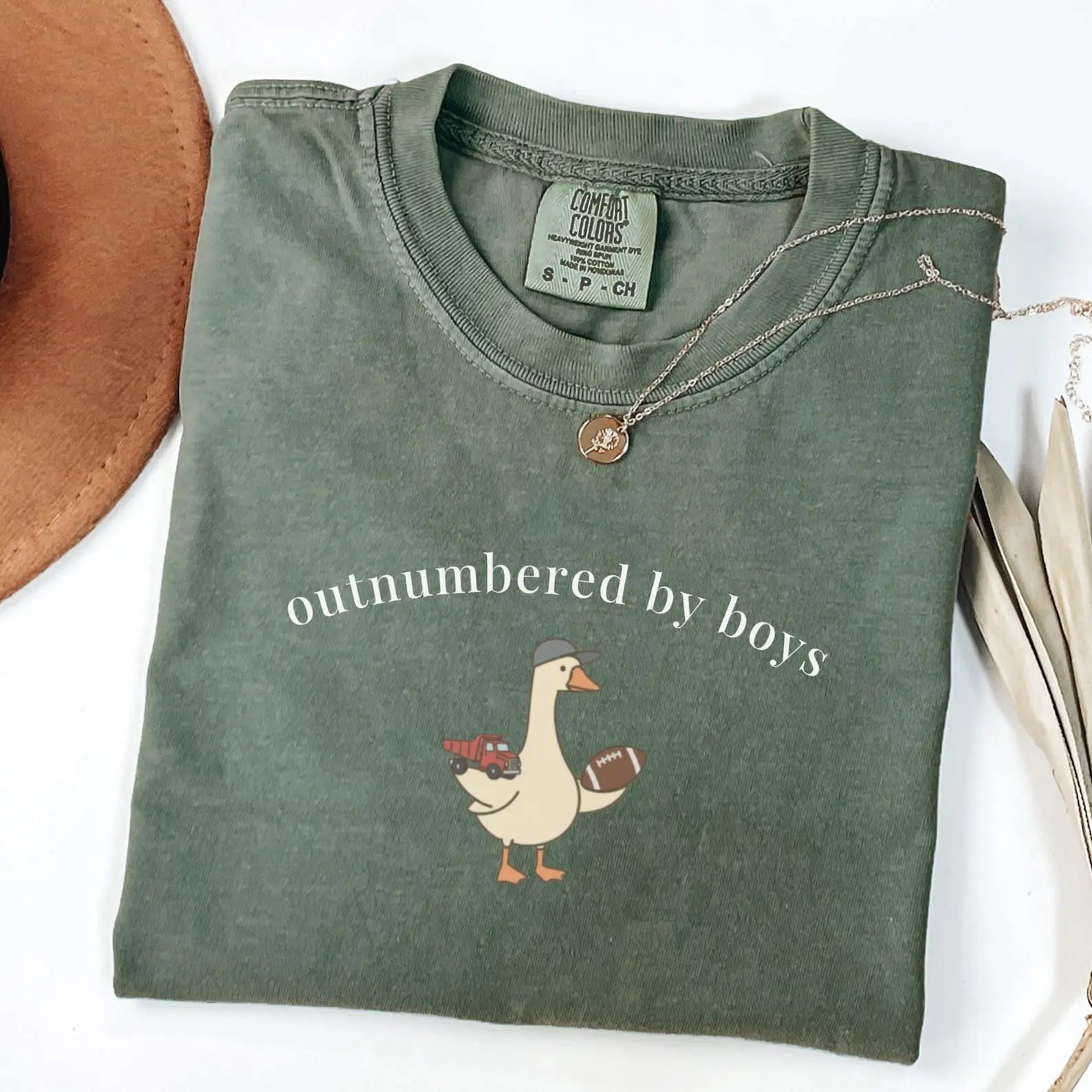 Embrace Your Boy Mom Vibes with the Comfort Colors Funny Boy Mom Goose Shirt - Perfect Gift for Mothers Day and Halloween!