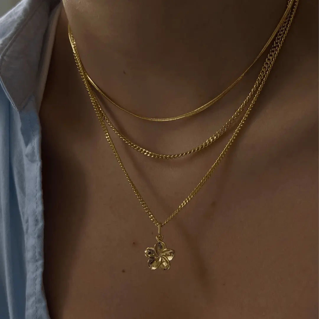 EVRY JEWELS Gold or Silver Plated Women'S Hypoallergenic Coastal Crush Necklace Collection