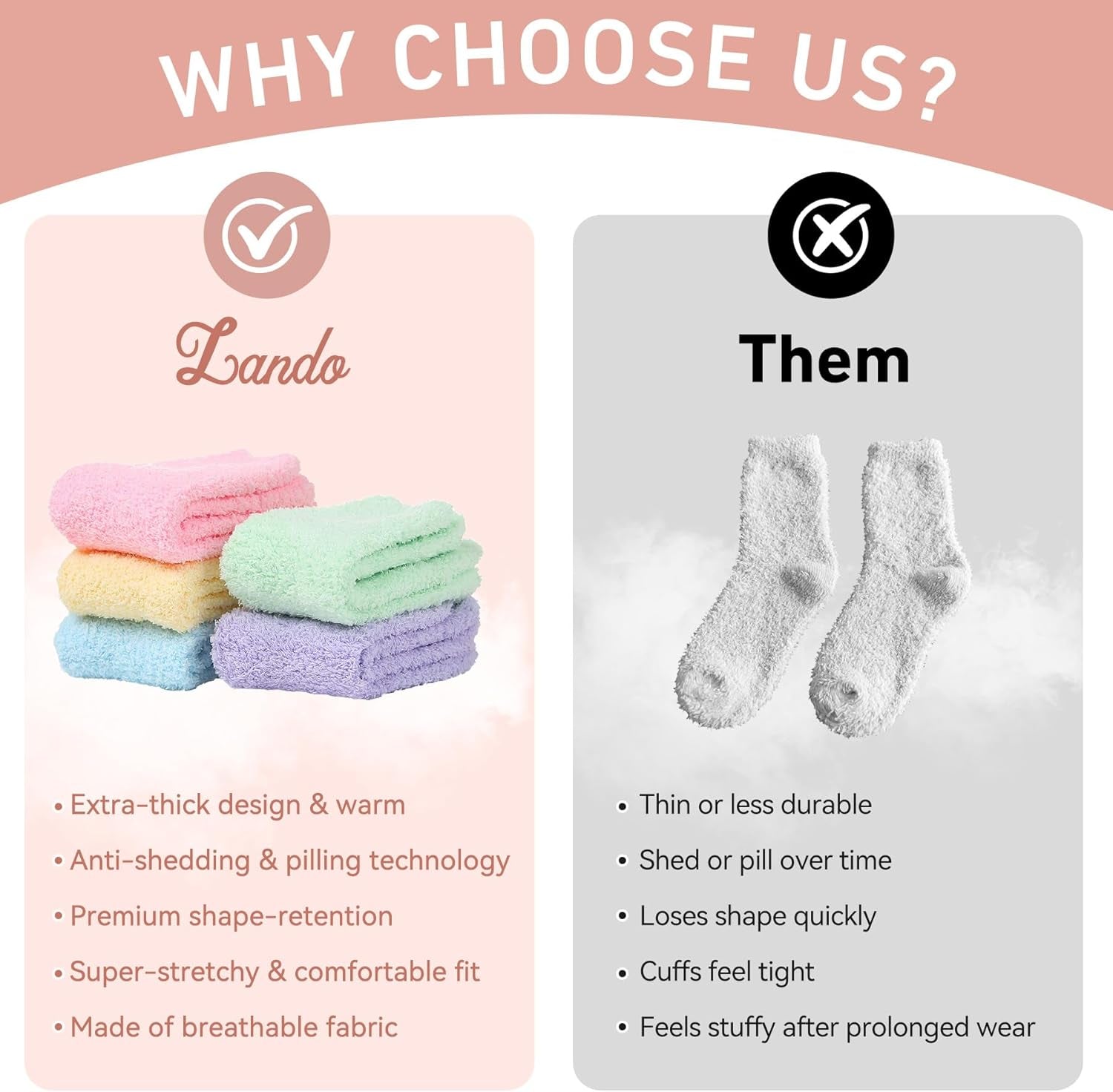 Indulge in Cozy Luxury with Zando Women's Fuzzy Slipper Socks - Your Ultimate Winter Comfort Companion