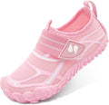 Kids Aqua Shoes with Wide Toe Box - Barefoot Quick Dry Non-Slip Water Footwear for Toddlers and Children for Beach and Pool Activities