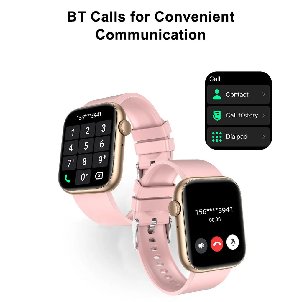 Revolutionary Fitness Tracker Smartwatch with Bluetooth Calling - Touchscreen Activity Watch for iPhone and Android