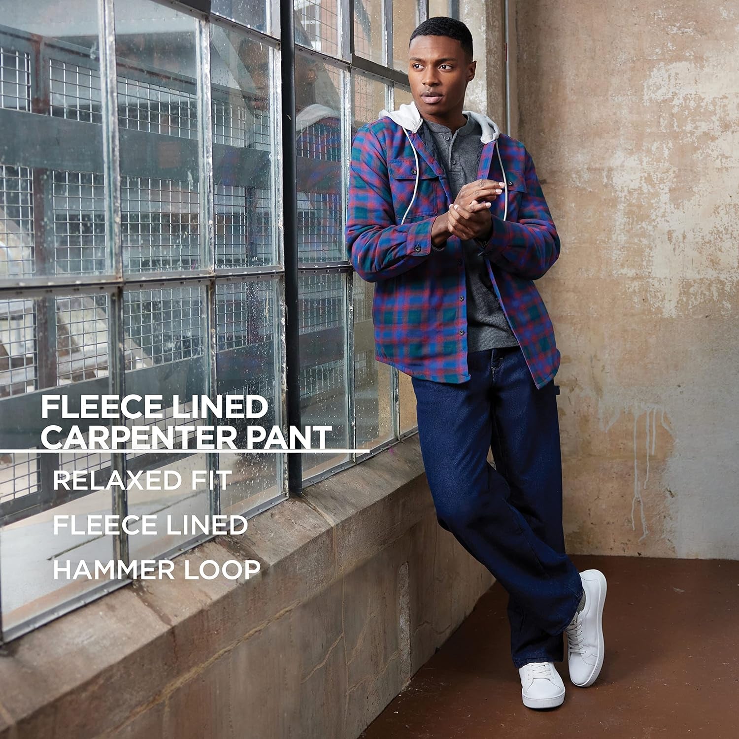 Men's Fleece-Lined Carpenter Pants