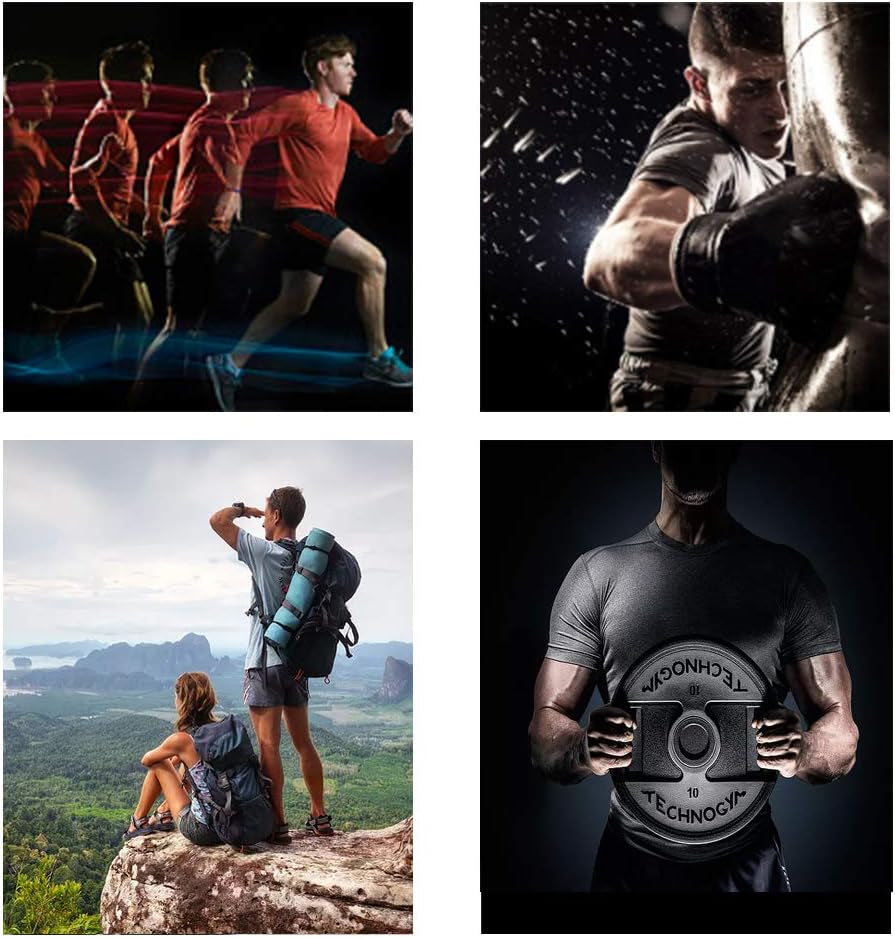 Men's Quick-Dry Moisture-Wicking Short Sleeve Mesh Athletic Workout Shirts - 1/3 Pack