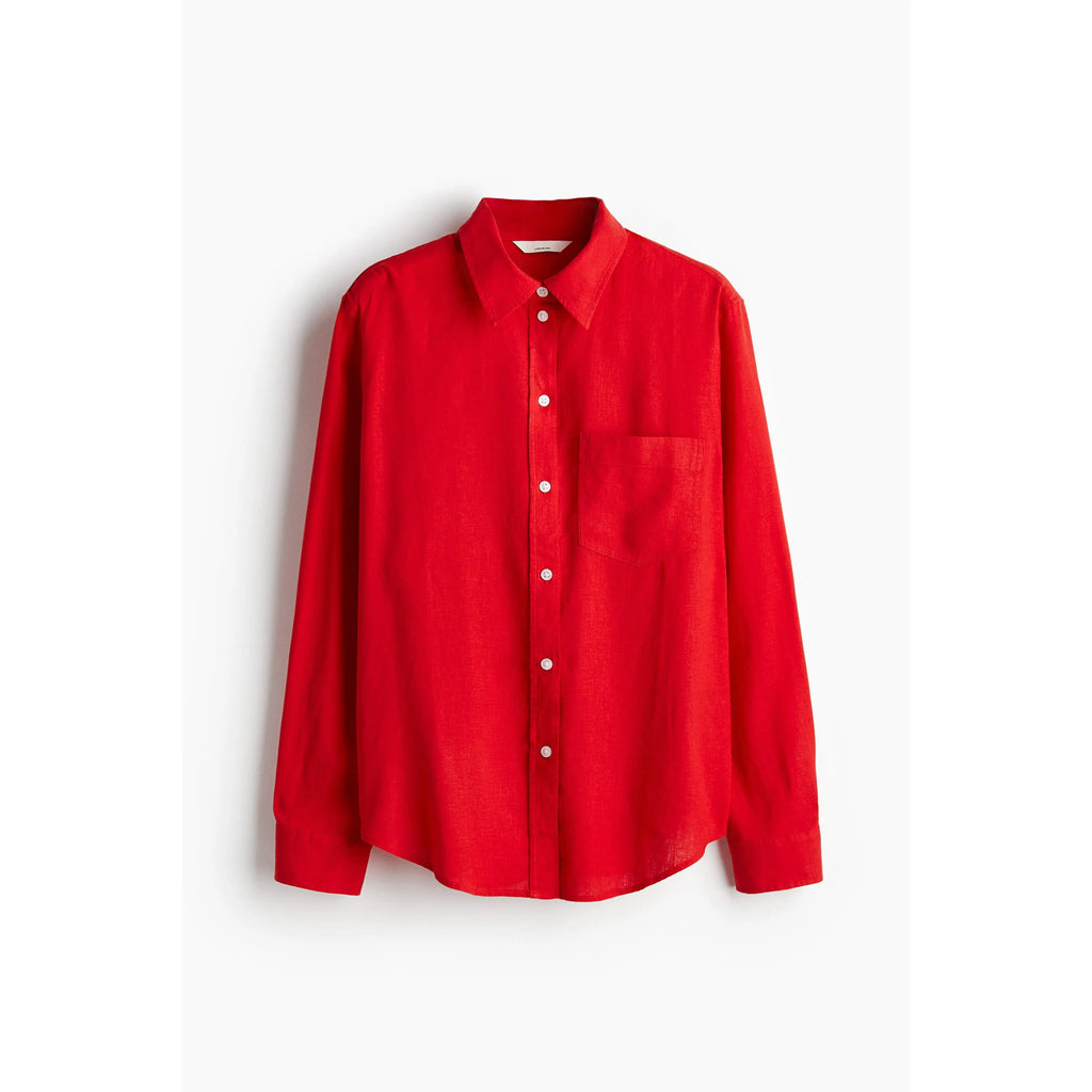H&M Linen-Blend Shirt