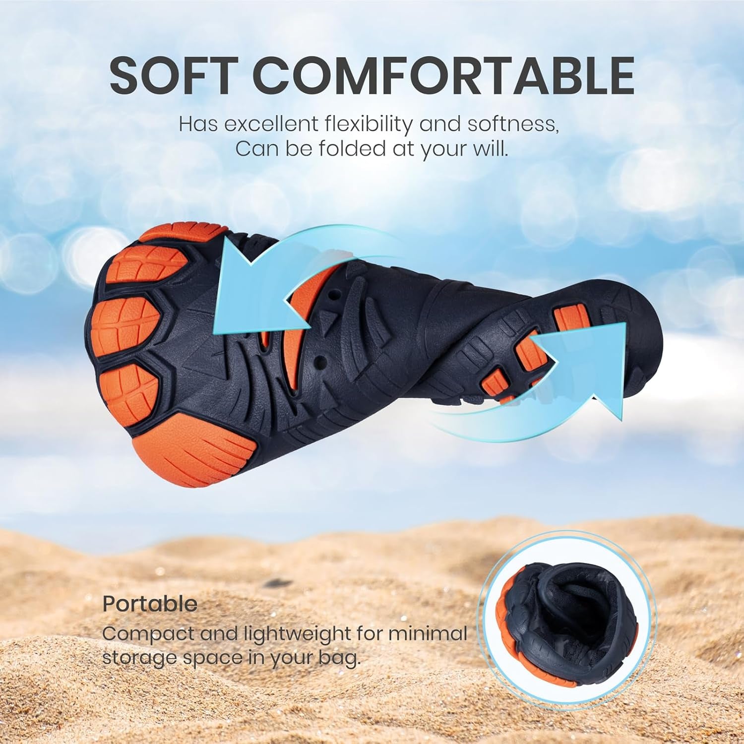 Kids' Barefoot Water Shoes - Quick-Dry Sandals with Wide Toe Box for Hiking, Swimming, Beach, Pool, and Kayaking - Non-Slip Camping Essentials for Boys and Girls