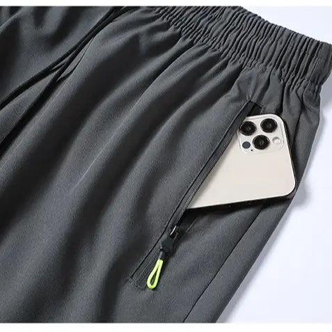Ultimate Comfort: Men’s 3-Pack Quick-Dry Athletic Shorts with Zipper Pockets - Perfect for Summer Workouts and Outdoor Adventures
