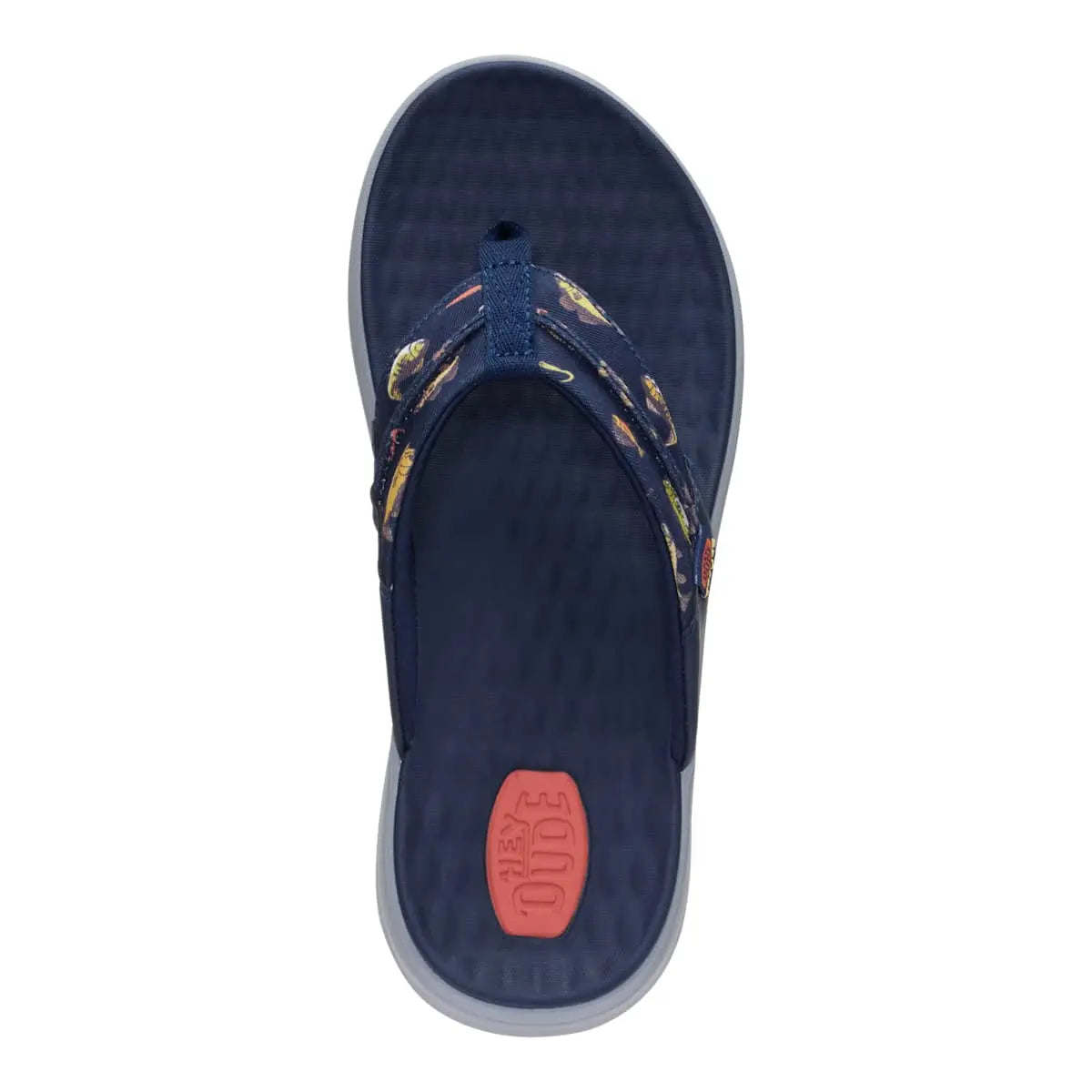 HEYDUDE Finn Flip Cast - Comfortable Slip on Sandals for Men