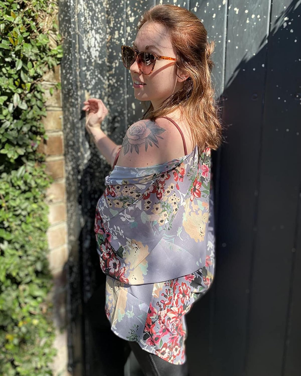 Chic Women's Floral Print Puff Sleeve Kimono Cardigan - Your Go-To Casual Cover-Up for Summer 2026