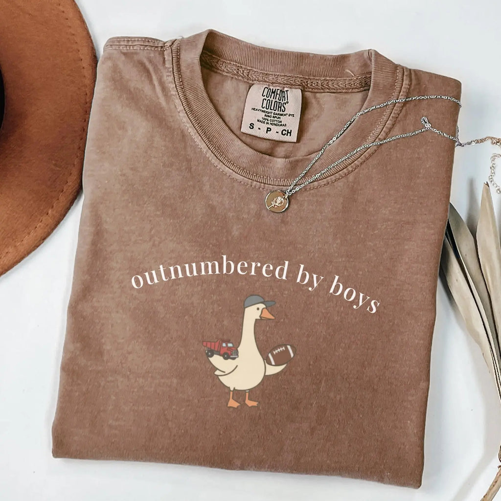 Embrace Your Boy Mom Vibes with the Comfort Colors Funny Boy Mom Goose Shirt - Perfect Gift for Mothers Day and Halloween!